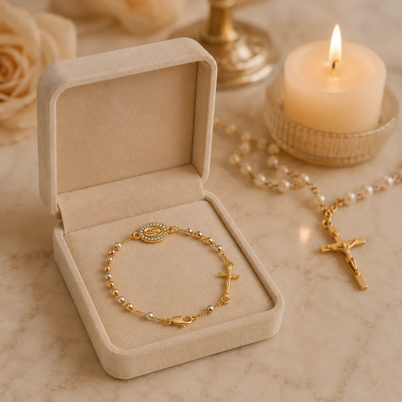Pulsera Rosario Premium