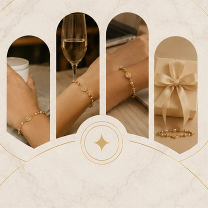 Pulsera Rosario Premium